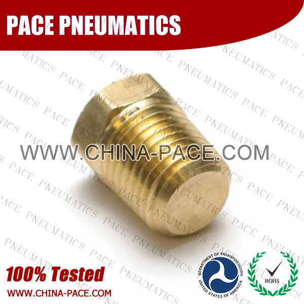 Solid Hex Head Plug Brass Pipe Fittings, Brass Threaded Fittings, Brass Hose Fittings, Pneumatic Fittings, Brass Air Fittings, Hex Nipple, Hex Bushing, Coupling, Forged Fittings